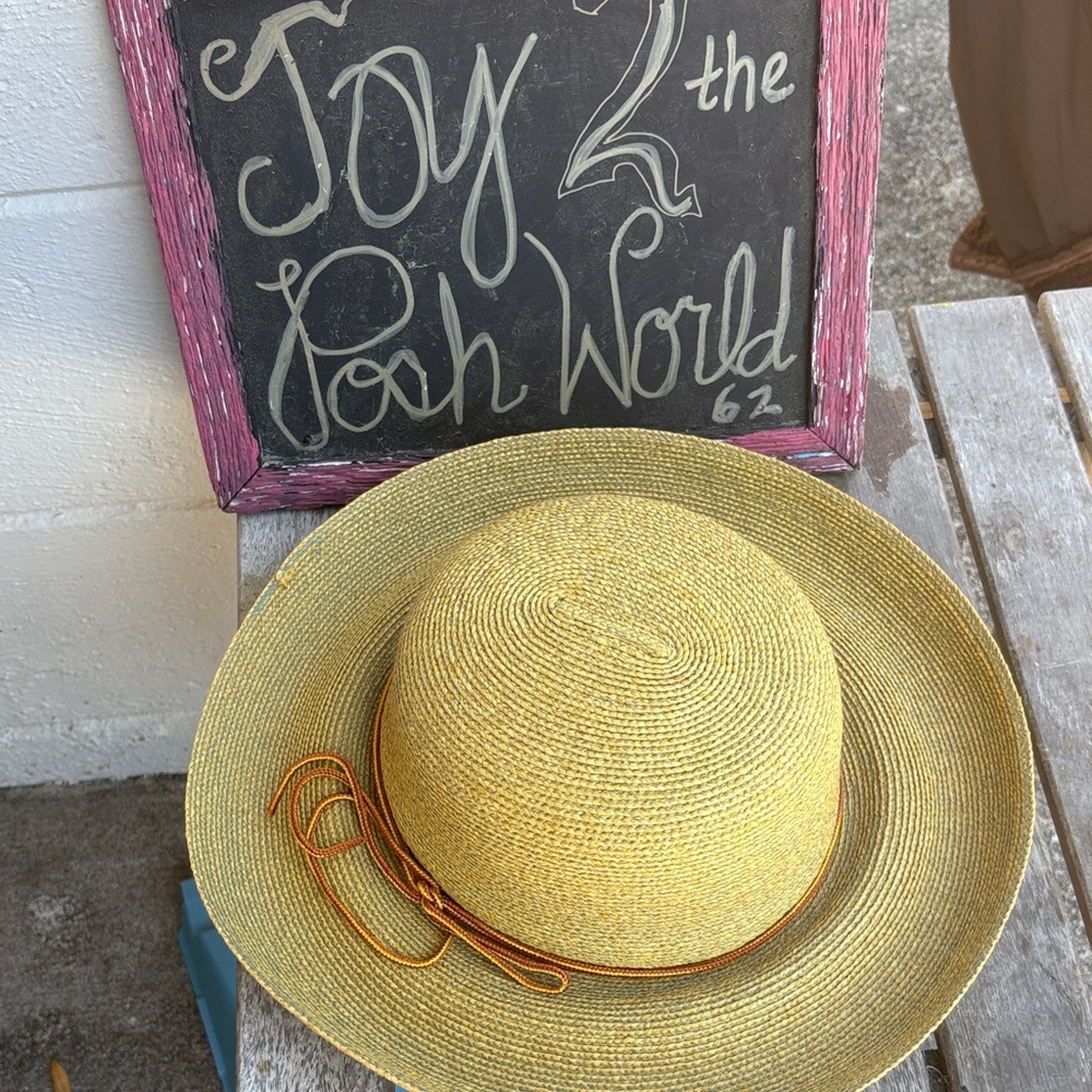 Stylish Natural Straw Sun Hat - Picture 5 of 8